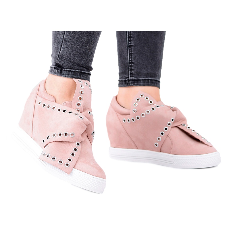 Dámské tenisky Wedges Lu Boo Pink Margo růžový