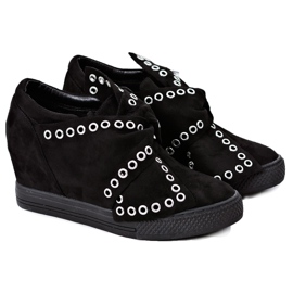 Dámské tenisky Wedges Lu Boo Black Margo černý