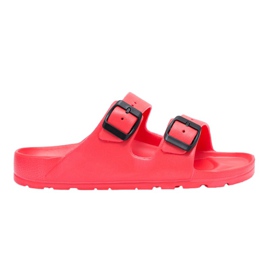 Flameshoes Dámské lehké pantofle Garden Red červené Flameshoes Dámské lehké pantofle Garden Red červené