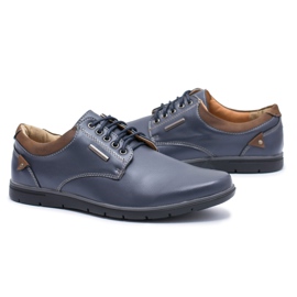 Pánské tmavě modré brogues Efrato námořnická modř