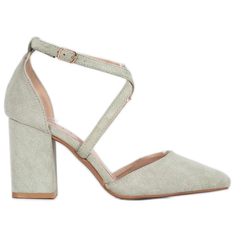 Seastar Zelené semišové lodičky vícebarevný zelená Seastar Zelené semišové lodičky vícebarevný zelená