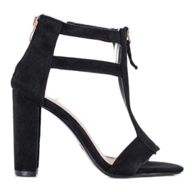 Seastar Sandály Se Zipem černý