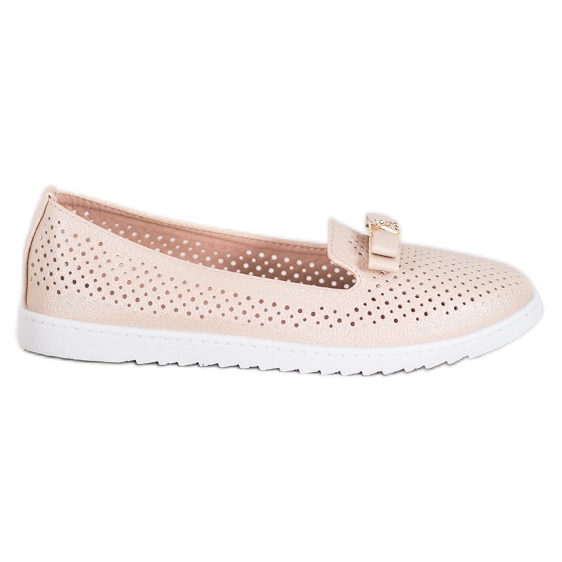 Weide Prolamovaní páni s ozdobou béžový