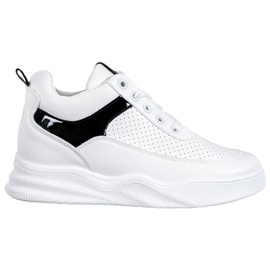 Renda Eko kožené tenisky bílý Renda Eko kožené tenisky bílý