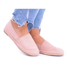 Dámské espadrilky Estelle Powder Pink růžový