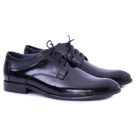 Bednarek Polish Shoes Pánské Brogues Bednarek Elegantní Kožené Formální Boty Černé Maksim černý