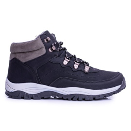 Smith's Teplé pánské černé trekové boty Duran černá