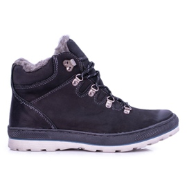 Mario Boschetti Pánské teplé kožené boty Abelo černé barvy černá Mario Boschetti Pánské teplé kožené boty Abelo černé barvy černá