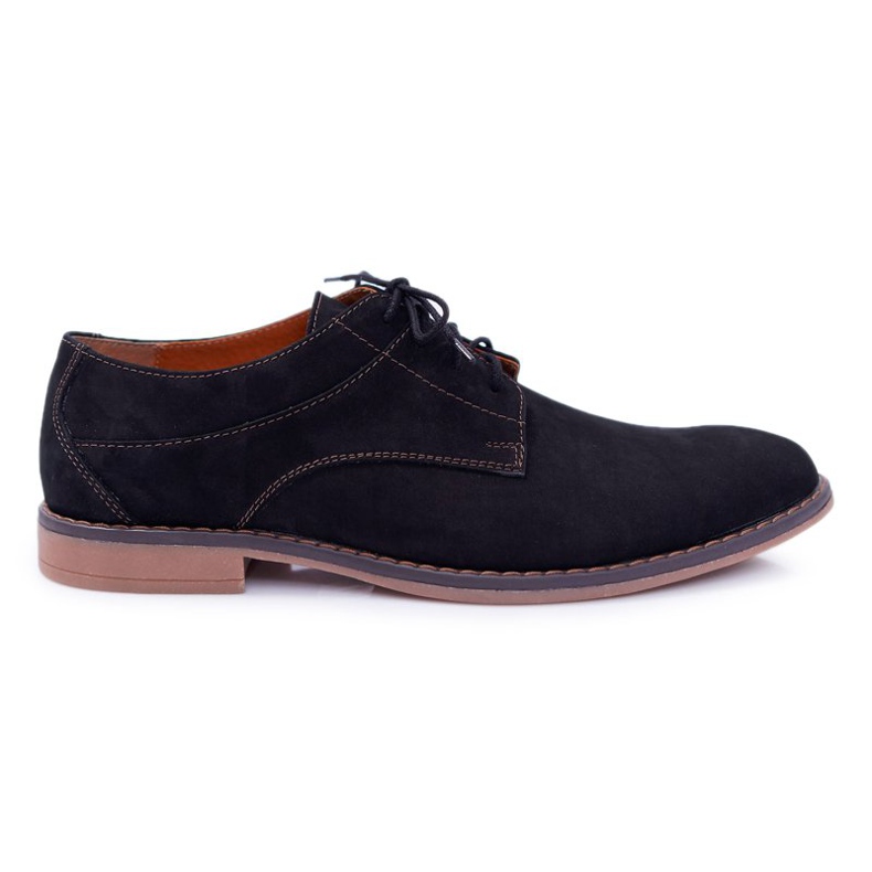 Bednarek Polish Shoes Pánské brogues Bednarek Nubuck černé Atletos černá