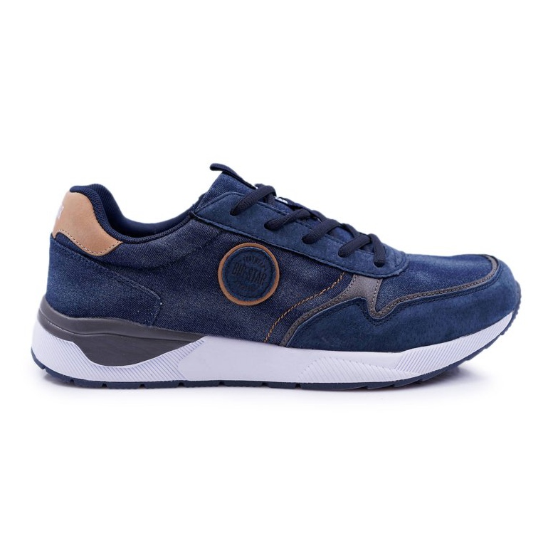 Pánské sportovní boty Big Star Navy Blue DD174312 námořnická modrá
