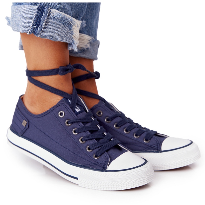 Dámské tenisky Big Star Rubber Toe Navy DD274335 modrý