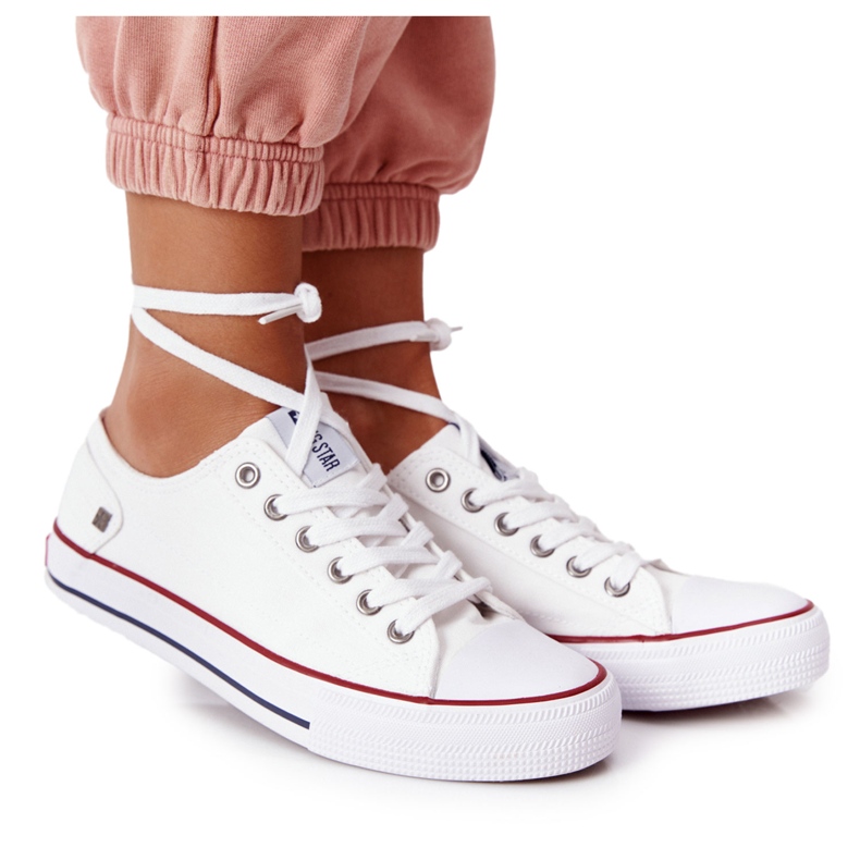 Dámské tenisky Big Star Rubber Toe White DD274336 bílý