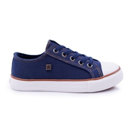 Dětské tenisky Big Star Navy Blue DD374086 námořnická modř