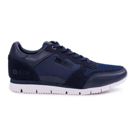 Pánské sportovní boty Big Star Navy Blue DD174108 námořnická modrá Pánské sportovní boty Big Star Navy Blue DD174108 námořnická modrá
