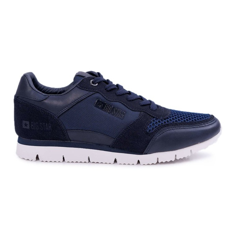 Pánské sportovní boty Big Star Navy Blue DD174108 námořnická modrá