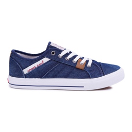 Pánské tenisky Cross Jeans Klasické džíny Navy Blue DD1R4027 námořnická modř
