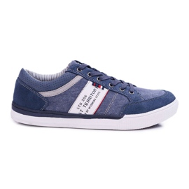 McBraun Pánské sportovní boty Federico Navy Blue námořnická modř