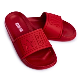 Dětské pantofle Big Star Red DD374156 červený