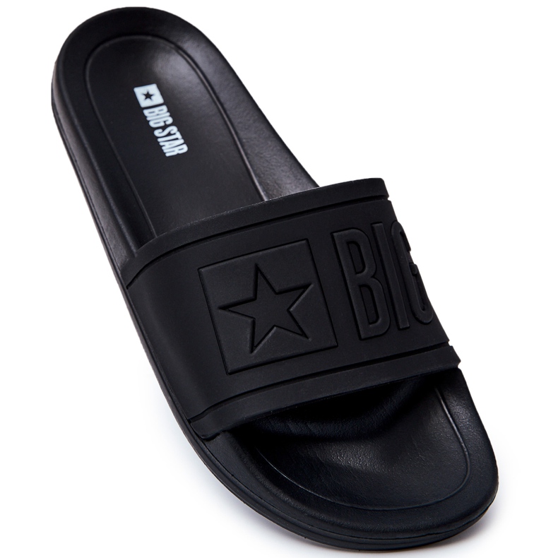Pánské pantofle Big Star Rubber Black DD174690 černá Pánské pantofle Big Star Rubber Black DD174690 černá
