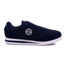 Pánské sportovní boty Big Star Navy Blue DD174087 námořnická modř
