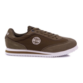 Pánské sportovní boty Big Star Khaki DD174088 zelený