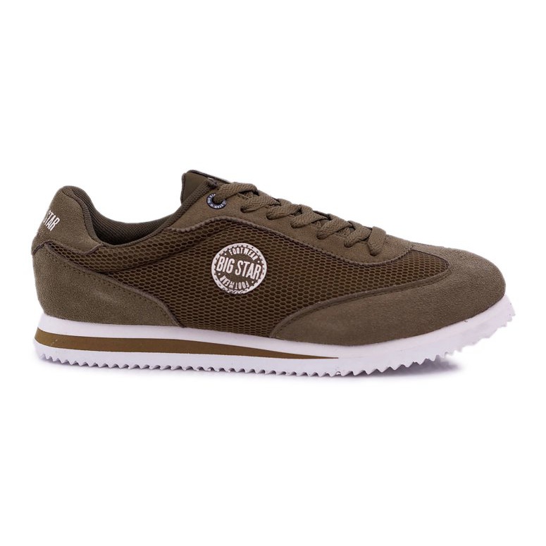 Pánské sportovní boty Big Star Khaki DD174088 zelená