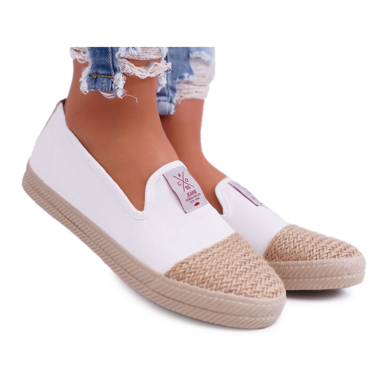 Dámské espadrilky Cross Jeans bílé DD2R4044 bílý