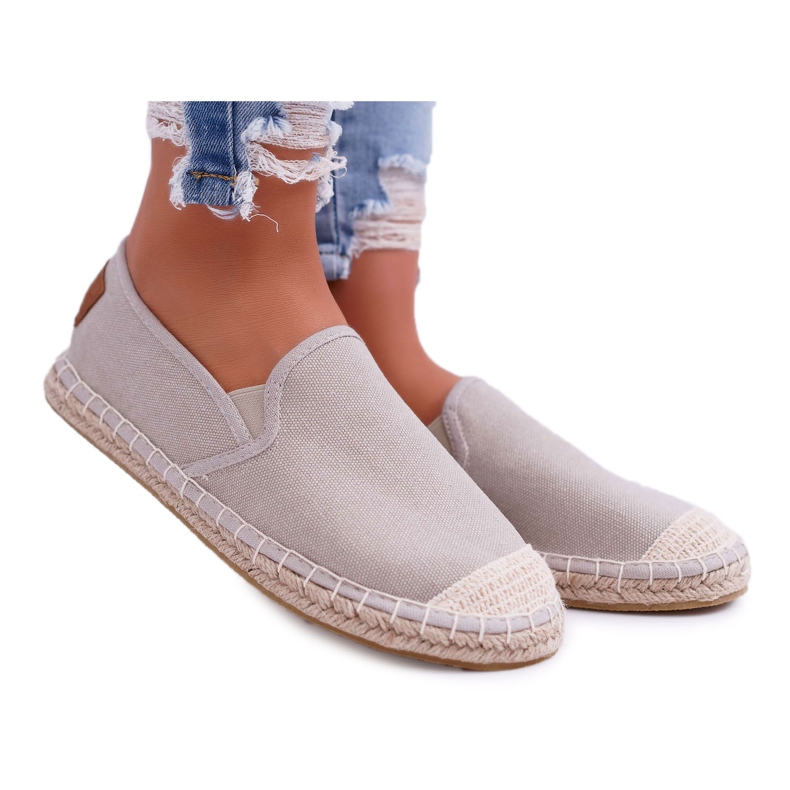 Dámské espadrilky Cross Jeans šedé DD2R4104 šedá