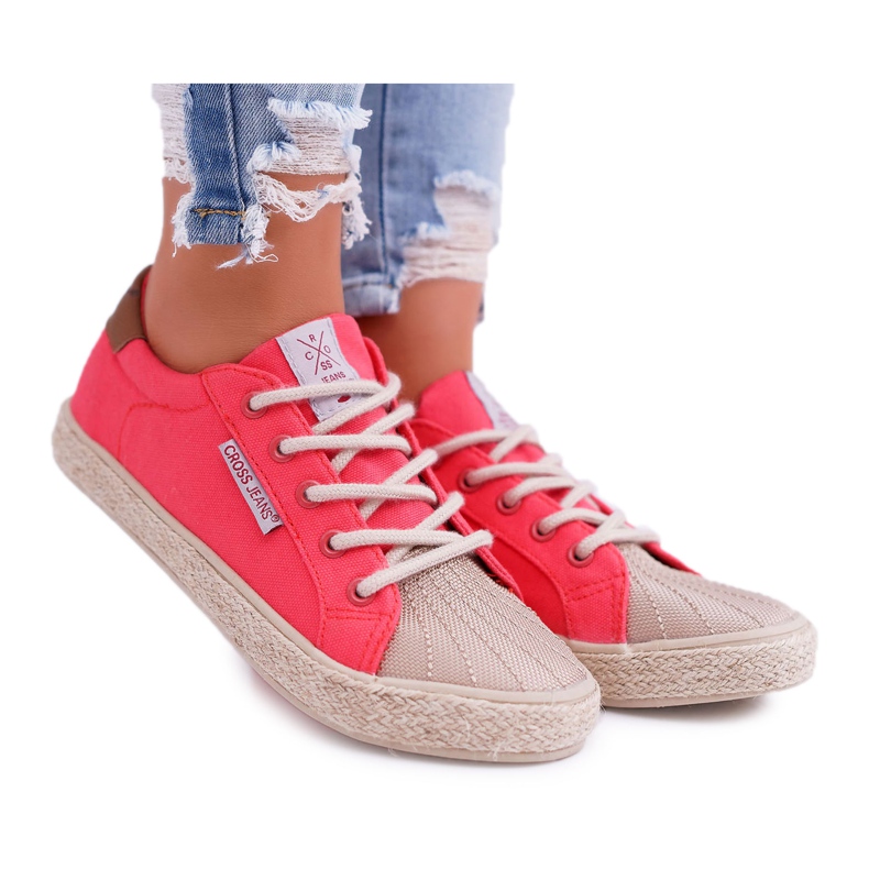 Dámské tenisky Cross Jeans Pink DD2R4096 růžový