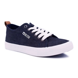 Pánské tenisky Big Star Classic Jeans Navy Blue DD174164 námořnická modř