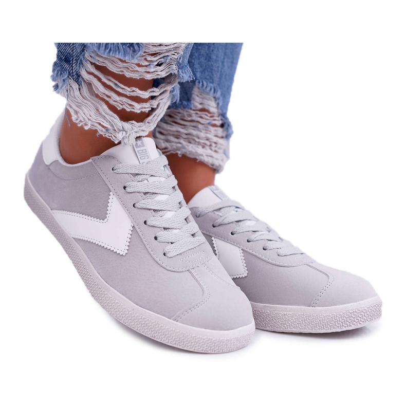 Dámské sportovní boty Big Star šedé DD274296 šedá