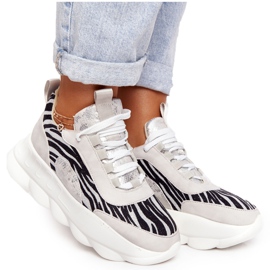 Dámské sportovní boty Lu Boo tlustá podrážka šedá Ochutnejte! Dámské sportovní boty Lu Boo tlustá podrážka šedá Ochutnejte!