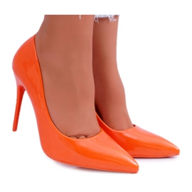 PS1 Dámské vysoké podpatky Orange Yanna oranžový PS1 Dámské vysoké podpatky Orange Yanna oranžový