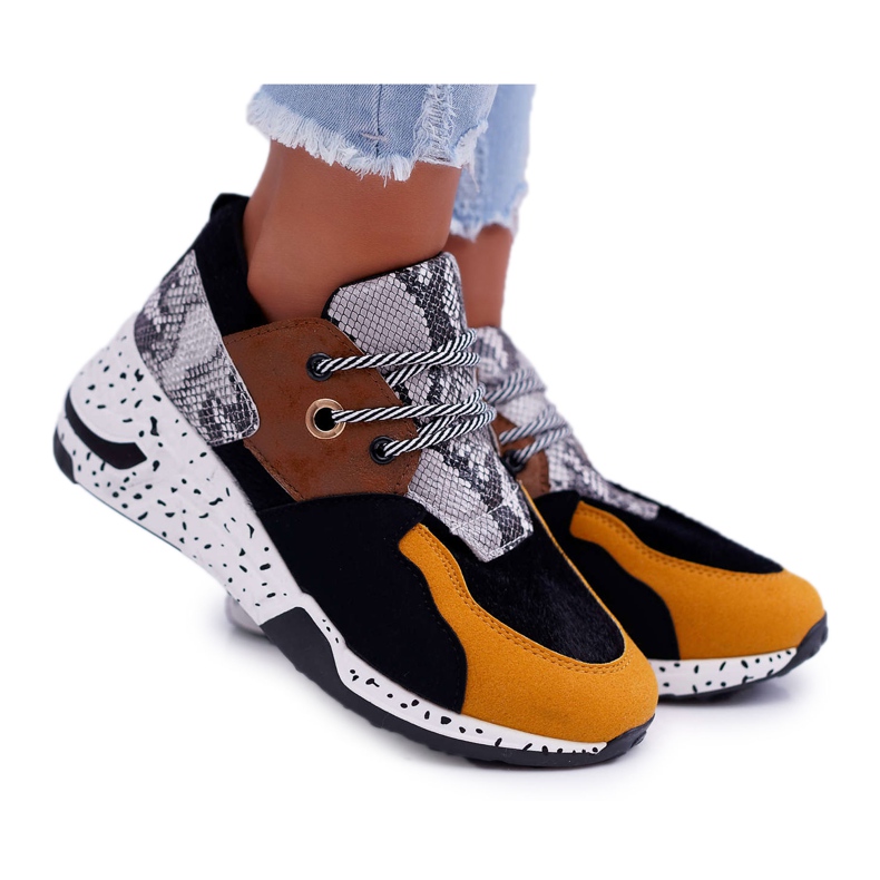 FRJEIN Dámské sportovní boty Snake Mix Timoti vícebarevný