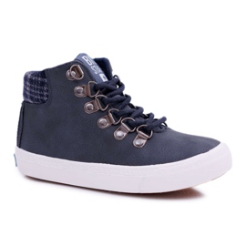 Dětské chlapecké tenisky Big Star Navy Blue EE374038 námořnická modř