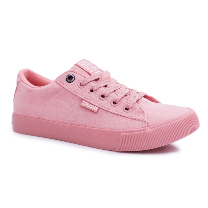 Dámské tenisky Big Star Suede Pink EE274047 růžový