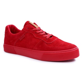 Pánské tenisky Low Big Star Suede Red EE174364 červený