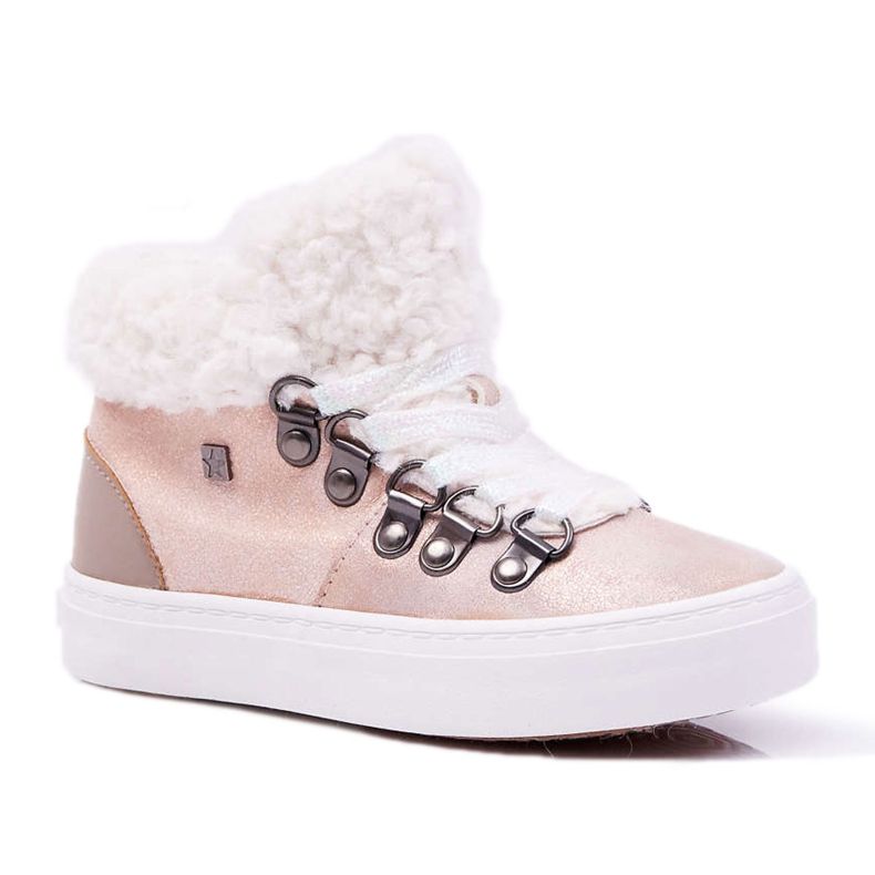 Dětské dívčí boty Tenisky Big Star Pink EE374015 růžový