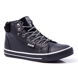 Dámské tenisky Big Star High Black Warmed EE274410 černý