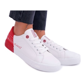 Dámské tenisky Cross Jeans White EE2R4016C bílý červený