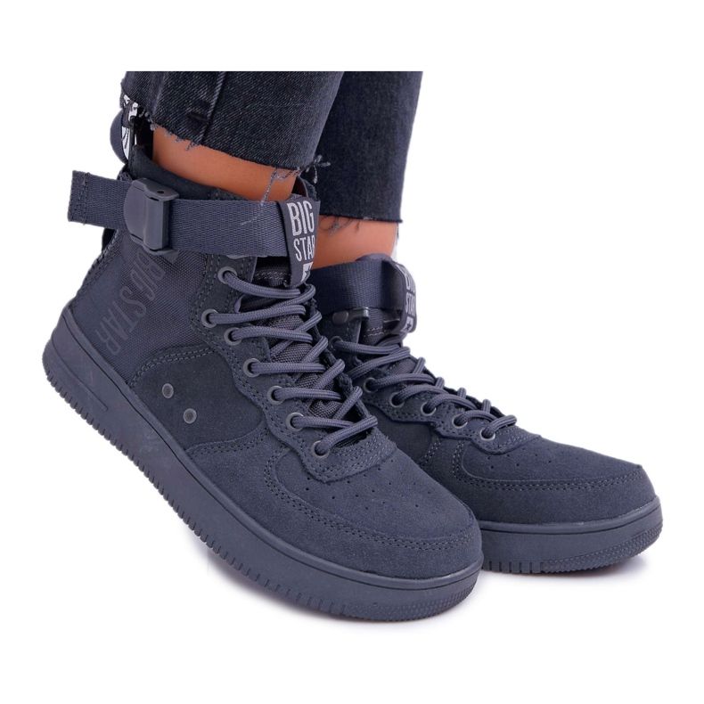 Dámské tenisky šedé Big Star EE274661 šedá