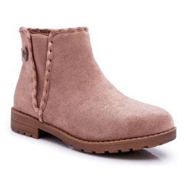 POPA Dětské boty Plochý podpatek Khaki Sicarro