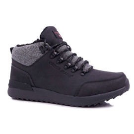 Pánské trekové boty Cross Jeans černé EE1R4113C černý