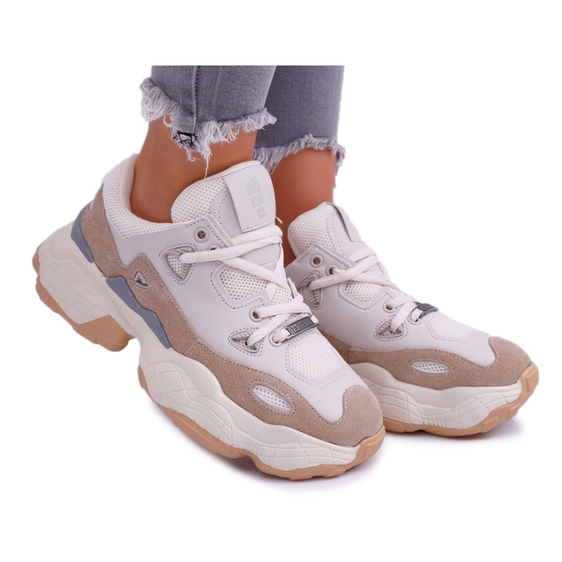 Dámské sportovní boty Big Star od Daniel Lopez Beige FF274429 béžový