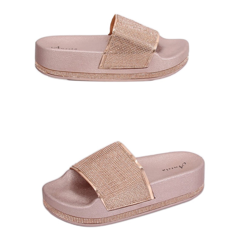 Champagne N-59 Šampaňské pantofle na silné podrážce vícebarevný žlutá