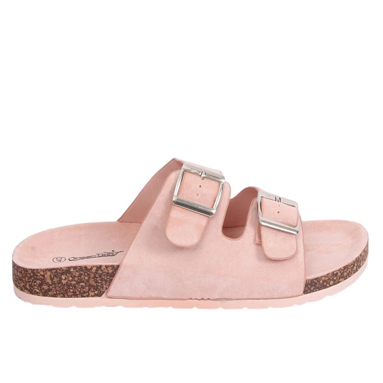 Růžové pantofle scholki BL3100-SF Pink růžový