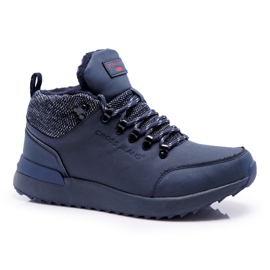 Pánské trekové boty Cross Jeans Navy Blue EE1R4115C námořnická modř