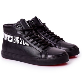 Pánské tenisky Low Big Star High Black EE174339 černý