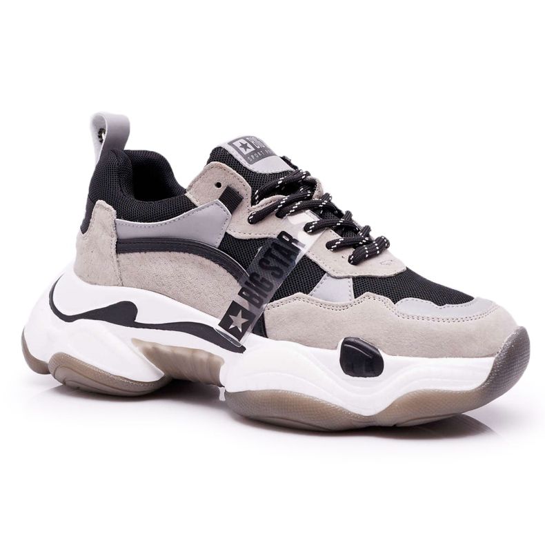 Dámské sportovní boty Big Star od Daniel Lopez Grey FF274427 šedá