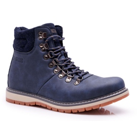 Pánské lovce Big Star Navy Blue EE174403 námořnická modrá Pánské lovce Big Star Navy Blue EE174403 námořnická modrá